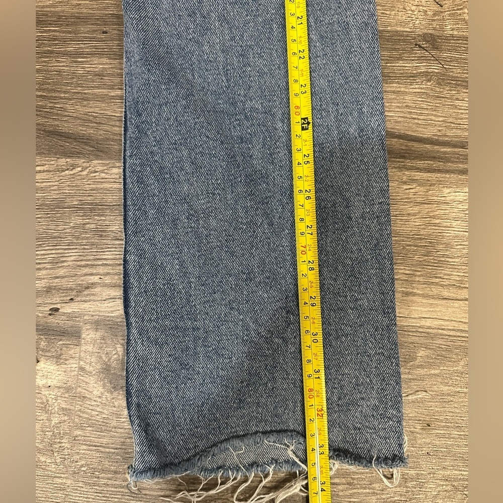 Art Class Blue Distressed Straight Leg Jeans - Picture 4 of 11